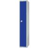 Compartment Locker, Single Door, Blue, 1800 x 300 x 450mm thumbnail-0