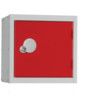 Cube Locker, Single Door, Red, 450 x 450 x 450mm thumbnail-0