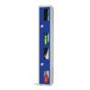 Vision Panel Locker, 2 Doors, Blue, 1800 x 300 x 300mm thumbnail-0