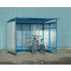 Bike Shelter, Steel/PVC, Blue, 2600 x 2480 x 2230mm, 7 Bike Capacity thumbnail-0