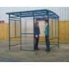 Smoking Shelter, Steel/PVC/Polycarbonate, Green, 2580 x 2430 x 2230mm thumbnail-0