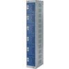 Charging Locker, 6 Compartments, Blue, 1800 x 300 x 300mm thumbnail-0
