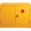 Flammable Storage Cupboard, 2 Doors, Yellow, 915 x 915 x 459mm thumbnail-0