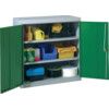 Storage Cabinet, 2 Doors, Red, 984 x 915 x 505mm thumbnail-0