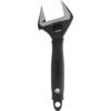 Wide Jaw Adjustable Spanner, Steel, 8in./200mm Length, 38mm Jaw Capacity thumbnail-1