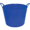 Blue Plastic Flexible Bucket, Plastic Handle, 26 Ltr thumbnail-0