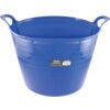 Blue Plastic Flexible Bucket, Plastic Handle, 42 Ltr thumbnail-0