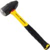 Lump Hammer, 4lb, Fibreglass Shaft, Anti-vibration/High Impact/Overstrike Protection/Shock-resistant/Slip-resistant thumbnail-0