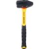 Lump Hammer, 4lb, Fibreglass Shaft, Anti-vibration/High Impact/Overstrike Protection/Shock-resistant/Slip-resistant thumbnail-1