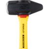 Lump Hammer, 4lb, Fibreglass Shaft, Anti-vibration/High Impact/Overstrike Protection/Shock-resistant/Slip-resistant thumbnail-2