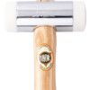 Nylon Hammer, 760g, Wood Shaft, Replaceable Head thumbnail-2