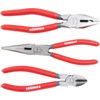 205mm, Diagonal Cutting Pliers Set, Jaw Serrated/Smooth thumbnail-1