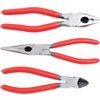 205mm, Diagonal Cutting Pliers Set, Jaw Serrated/Smooth thumbnail-2