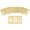 Letters A to Z, Brass, Stencil, 50mm, Set of 26 thumbnail-1