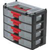 Parts Organiser, 4 Compartments, 200mm (W), 390mm (H) thumbnail-0