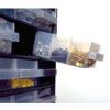 Cabinet, Steel/Polypropylene, Black, 306x150x417mm, 18 Drawers thumbnail-2