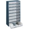 Drawer Cabinet, Steel/Polypropylene, Blue, 307x150x555mm, 8 Drawers thumbnail-1