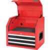 Tool Chest, Classic - Extra Deep, Red, Steel, 3-Drawers, 585 x 684 x 445mm, 130kg Capacity thumbnail-0