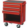 Roller Cabinet, Classic Range, Red, Steel, 3-Drawers, 890 x 690 x 460mm, 75kg Capacity thumbnail-1