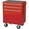 Roller Cabinet, Classic Range, Red, Steel, 3-Drawers, 890 x 690 x 460mm, 75kg Capacity thumbnail-0