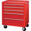 Roller Cabinet, Economy Range, Red, Steel, 5-Drawers, 660 x 680 x 435mm, 400kg Capacity thumbnail-0