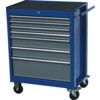 Roller Cabinet, Classic Range, Blue, Steel, 7-Drawers, 780 x 689 x 459mm, 20kg Capacity thumbnail-0