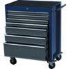 Roller Cabinet, Classic Range, Blue, Steel, 7-Drawers, 780 x 689 x 459mm, 20kg Capacity thumbnail-2