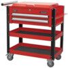 Shelf Trolley, 150kg Rated Load, Fixed Castors/Swivel Castors, 900mm x 440mm x 925mm thumbnail-2