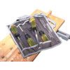 Bevel Edge Wood Chisel Set, Chrome Vanadium Alloy, 13mm/19mm/25mm/6mm x 200mm thumbnail-3
