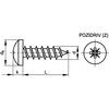 4x60mm POZI RSD CHEESE HEAD CHIPBOARD SCREW A2 (BX-200) thumbnail-0