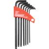 Hex Key, L-Handle, Hex Ball, Imperial, 5/64-3/16", 7-piece thumbnail-0