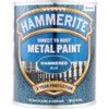 Direct to Rust Hammered Blue Metal Paint - 750ml thumbnail-0