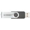 16GB USB 2.0 Swivel Flash Drive Silver/Black thumbnail-1