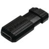 49065 Pinstripe USB Flash Drive 64 GB Black thumbnail-0