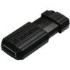 49062 Pinstripe USB Flash Drive 8GB Black thumbnail-0