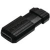 49063 Pinstripe USB Flash Drive 16GB Black thumbnail-0