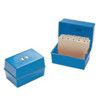 Q CONNECT 8"x5" BLUE CARD INDEX BOX thumbnail-0