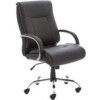 Drayton HD Executive Leather Chair With Arms Black thumbnail-0