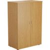 Wooden Cupboard, Oak, 3 Shelves, 1200mm High thumbnail-0