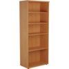 Bookcase, Beech, 4 Shelves, 2000mm Height thumbnail-0