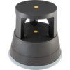Kick step stool, Plastic, Black, H370mm thumbnail-0