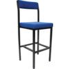 SIRIUS HIGH STOOL WITH BACK REST CHARCOAL thumbnail-0