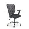 MESH HIGH BACK OFFICE CHAIR WITH CHROME BASE thumbnail-0