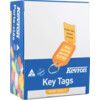 Key Tag, Plastic, Assorted, 56 x 30mm, Pack of 100 thumbnail-1