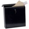 Top Loading Mail Box, Black, Steel, 390 x 365 x 115mm, Weatherproof thumbnail-0