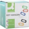 Keyring, Plastic, Assorted, 50 x 22mm, Pack of 100 thumbnail-1