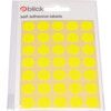 Self-Adhesive Round Labels, Fluorescent Yellow, 13mm Diameter (Pk-140) thumbnail-0
