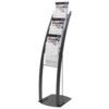 693104 CONTEMPORARY FLOOR STAND 6-POCKET BLK thumbnail-0