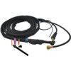 TTF17 Flexible Head Tig Torch 150dc / 120ac, Air Cooled x 3.8mtr cables thumbnail-0