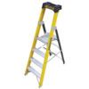 3 x Treads, Glass Fibre Platform Step Ladder, 1.35m thumbnail-0